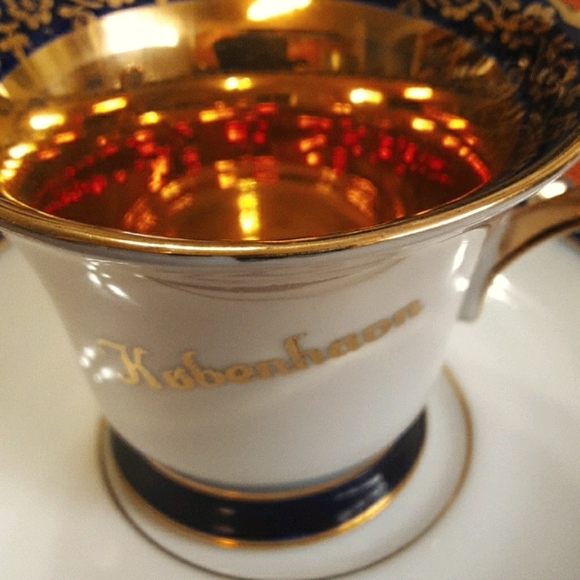 Copenhagen Denmark Demitasse CupSaucer - Picture 2 of 4